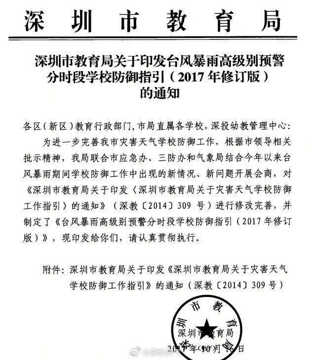 停课！深圳分区暴雨红色预警生效！