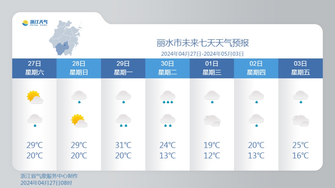 短时暴雨、雷暴大风又要来！“五一”假期浙江天气如何？