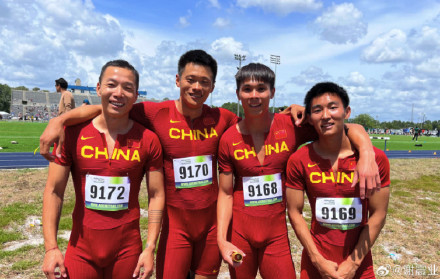 中国队百米接力跑出赛季最佳，苏炳添未参赛却“被上场”闹乌龙