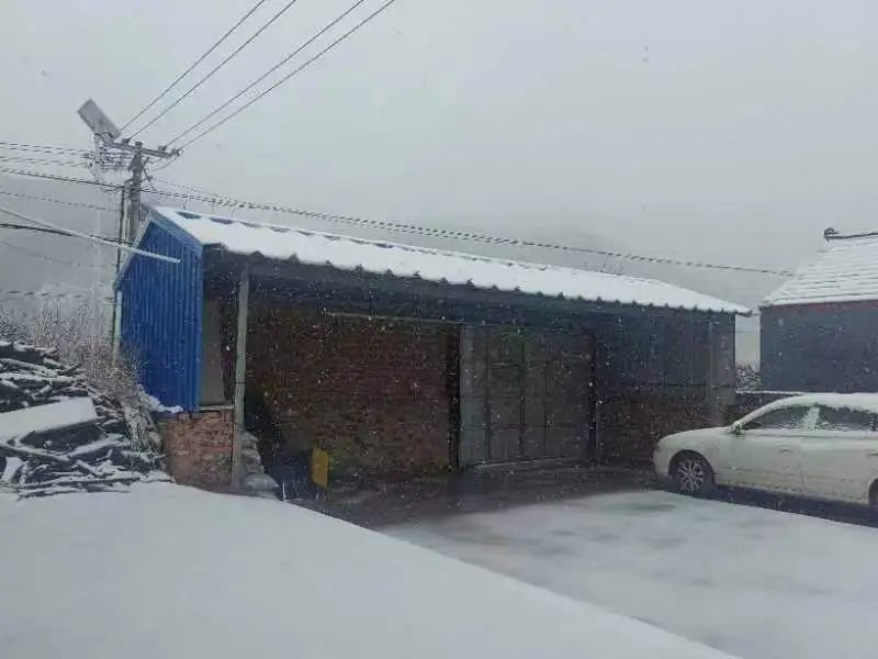 快五月了还雪花飘飘？河北一地出现降雪天气 积雪一尺多厚