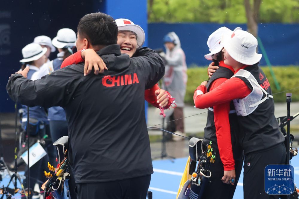 巴黎奥运预备式｜射箭世界杯：中国队夺得女子反曲弓团体赛冠军