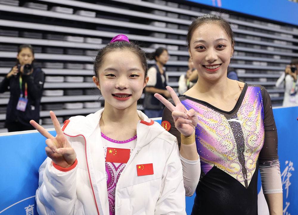 巴黎奥运预备式 | 体操全国锦标赛：虞琳敏获女子跳马冠军