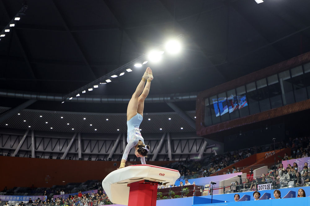 巴黎奥运预备式 | 体操全国锦标赛：虞琳敏获女子跳马冠军