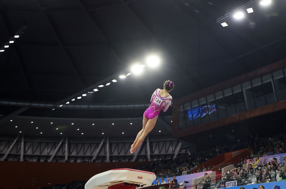 巴黎奥运预备式 | 体操全国锦标赛：虞琳敏获女子跳马冠军