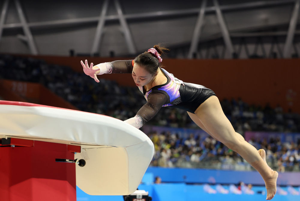 巴黎奥运预备式 | 体操全国锦标赛：虞琳敏获女子跳马冠军