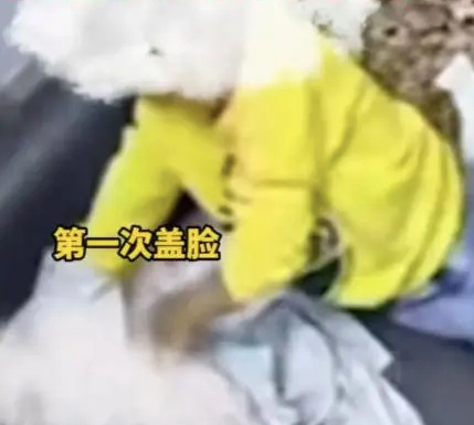 2岁男孩用枕巾捂妹妹脸，监控拍下惊险一幕...
