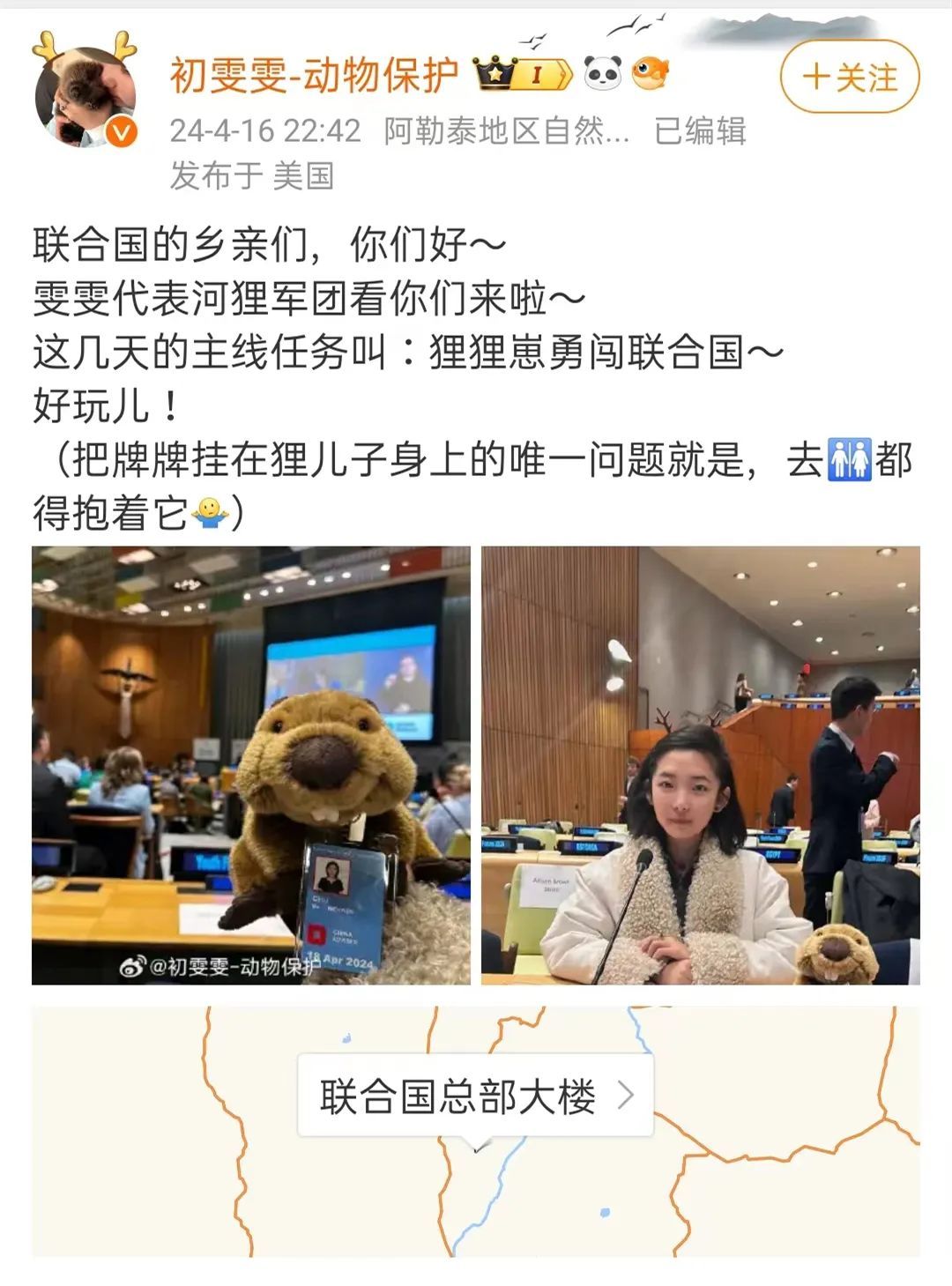 新疆“河狸公主”和演员胡歌，成了同事！