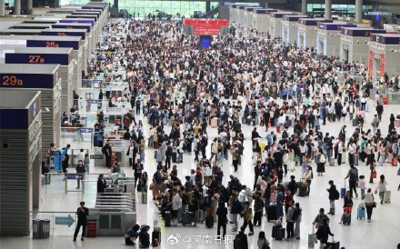 五一首日郑州东站预计发送83万人次