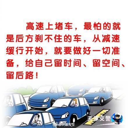 转发安全贴!高速堵车,您要这么做! 转发安全贴!高速堵车,您要这么做!