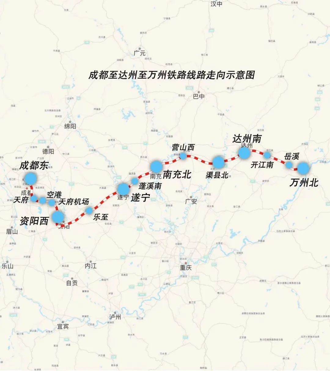 成达万高铁又有新进展！桥梁工程进度已近半