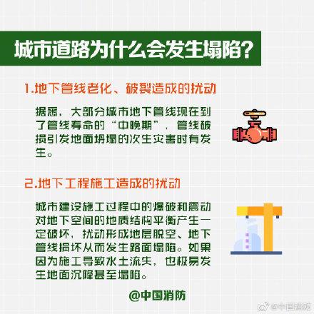 路面塌方该如何自救？这份指南请收好