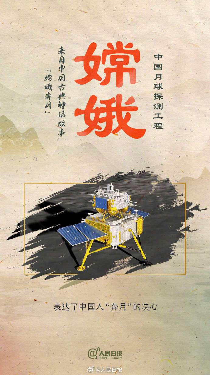 又见“嫦娥奔月”!看航天器起名的宇宙级浪漫 又见“嫦娥奔月”!看航天器起名的宇宙级浪漫