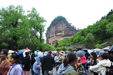 五一假期甘肃天水旅游持续热辣滚烫