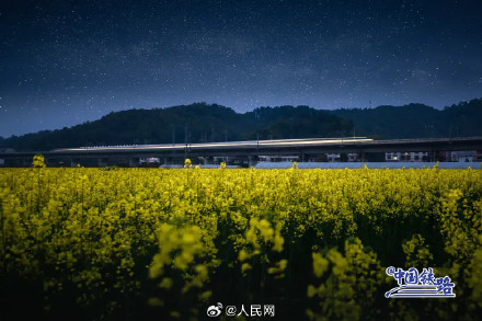 在中国坐高铁 窗外的风景绝了！