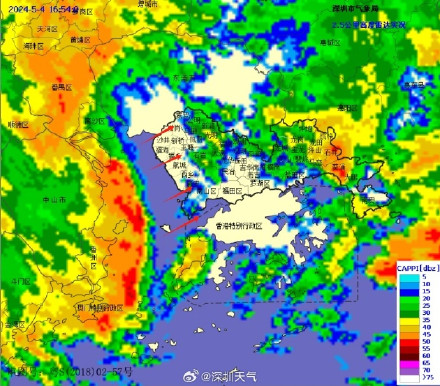 深圳市发布雷雨大风黄色预警信号、暴雨橙色预警信号扩展至全市