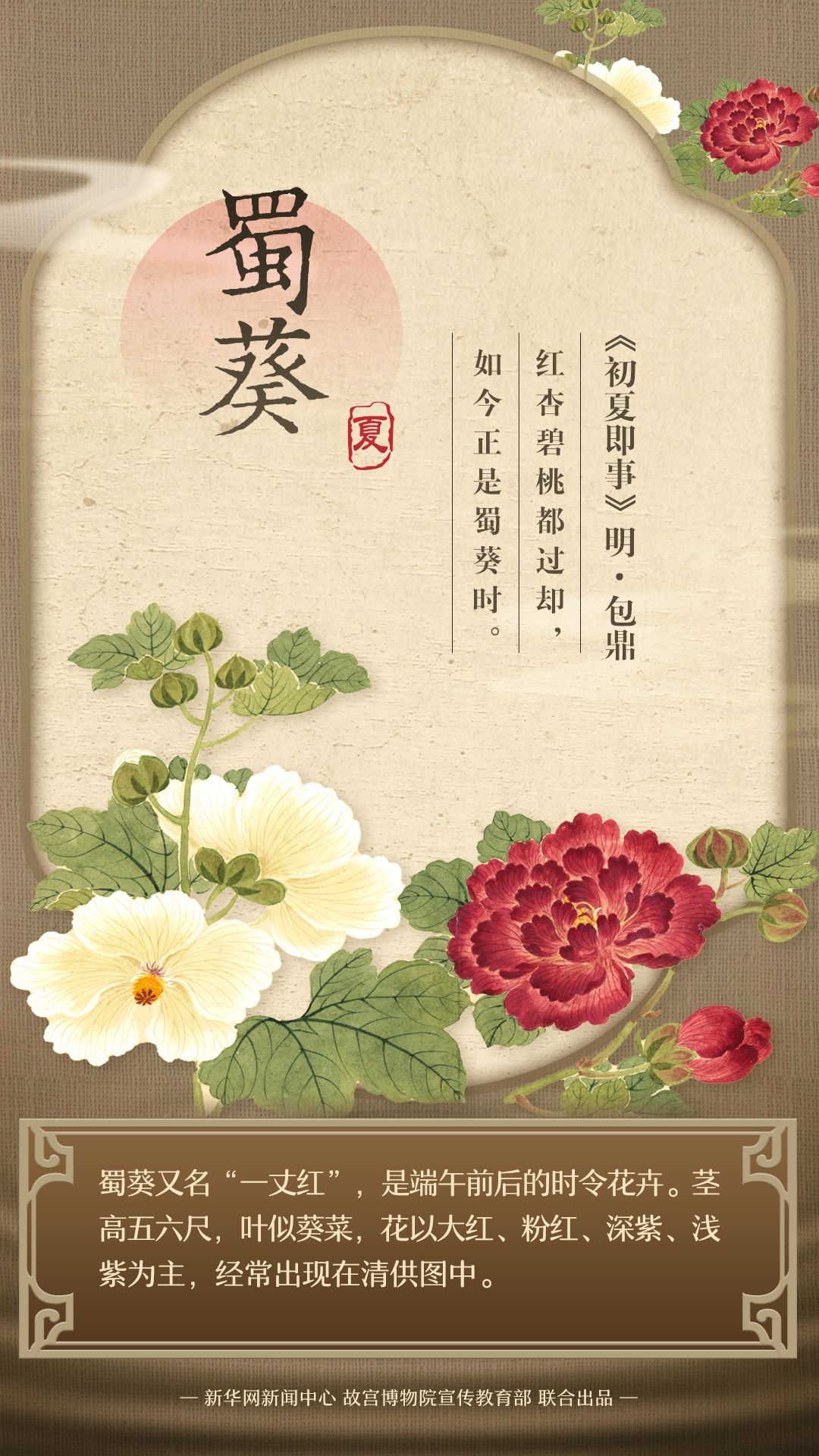 藏在古画里的夏日繁花