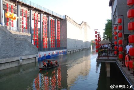北塘古镇可以坐游船啦 北塘古镇可以坐游船啦