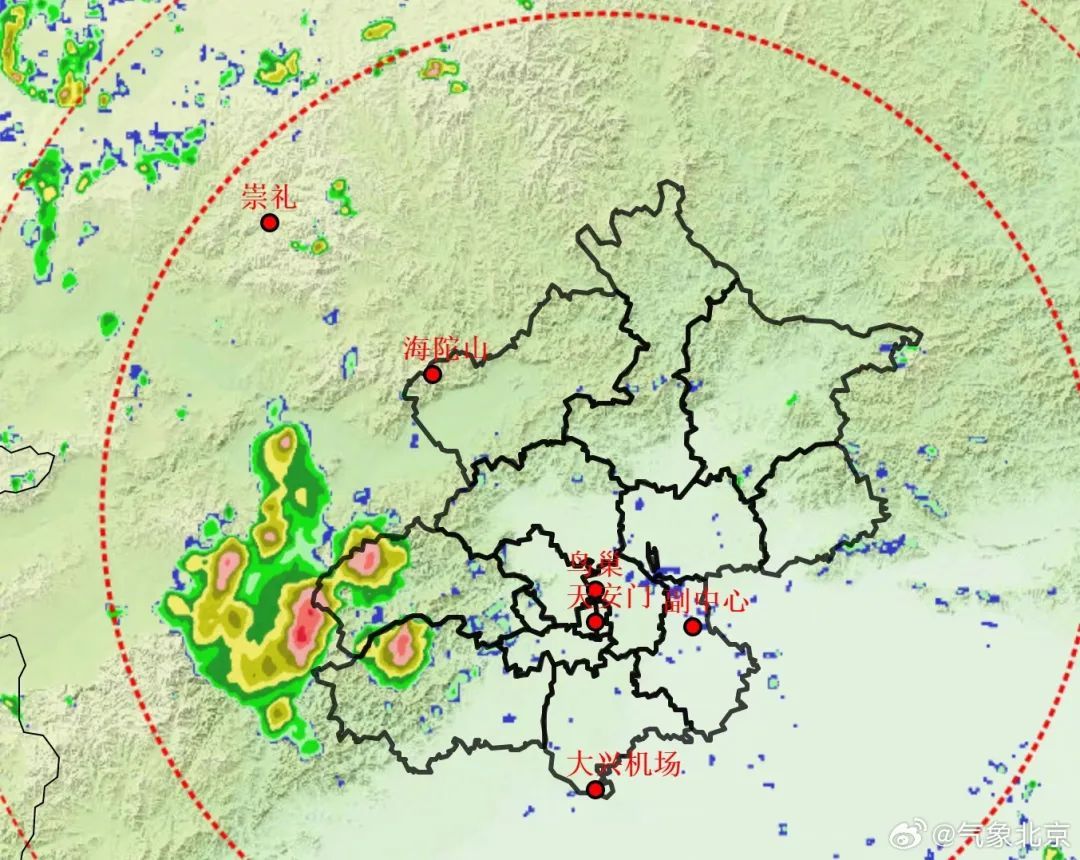 北京两区发布雷电预警！局地7级以上短时大风+小冰雹