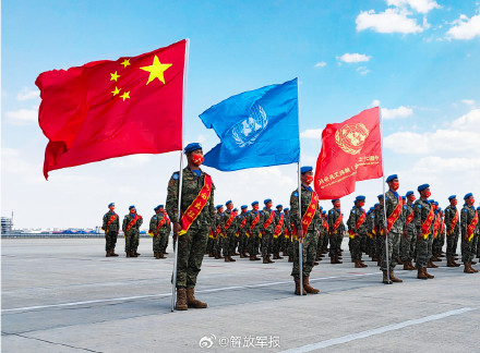 中国第27批赴刚果(金)维和医疗分队凯旋 中国第27批赴刚果(金)维和医疗分队凯旋