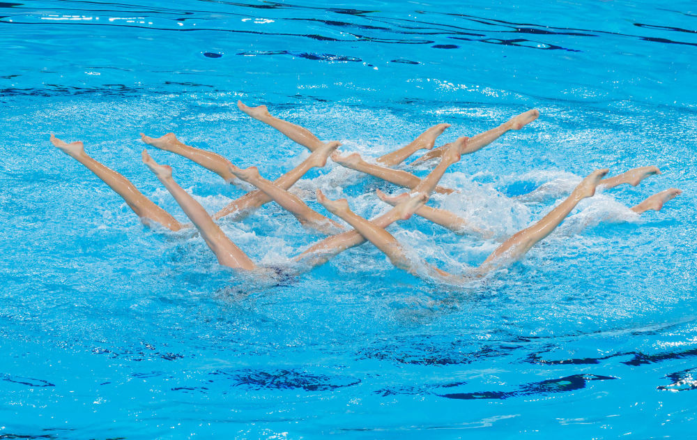 花样游泳世界杯巴黎站：中国队集体技巧自选获第四名