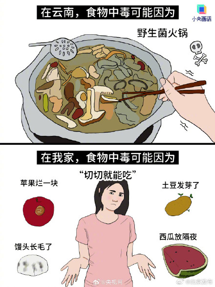 最容易食物中毒的地方可能是我家 转发到“相亲相爱一家人”群