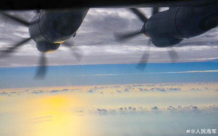 震撼！海军反潜机跨昼夜训练高清大片