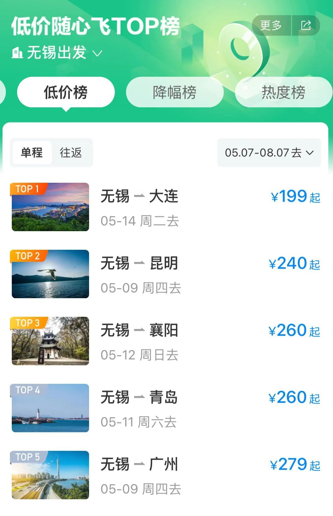 价格大降！