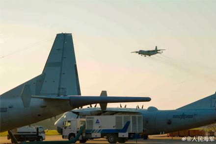 震撼！海军反潜机跨昼夜训练高清大片