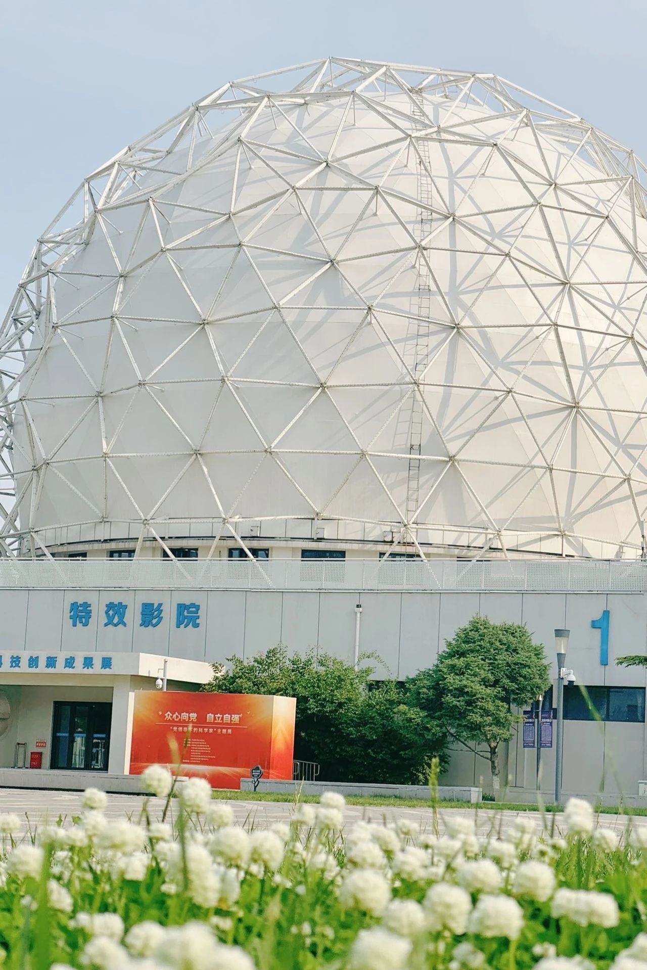 镜头下的北京科学中心 |白车轴草悄放 镜头下的北京科学中心 |白车轴草悄放