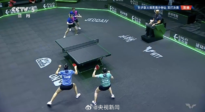 祝贺！陈梦/王曼昱WTT沙特大满贯赛女双夺冠