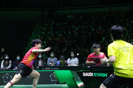 祝贺！王楚钦孙颖莎3比0黄镇廷杜凯琹