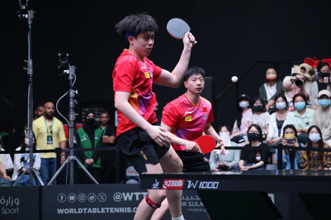 太棒了！马龙王楚钦挺进大满贯男双决赛