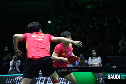 祝贺！王楚钦孙颖莎3比0黄镇廷杜凯琹