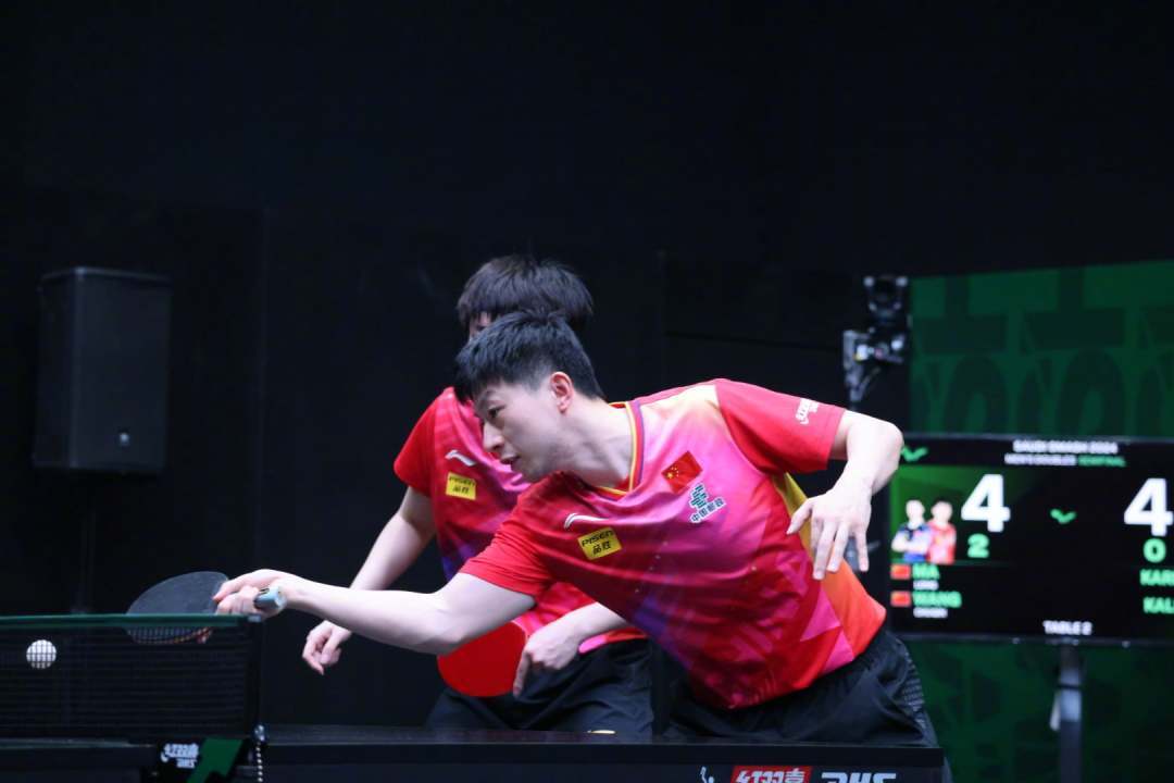 太棒了！马龙王楚钦挺进大满贯男双决赛