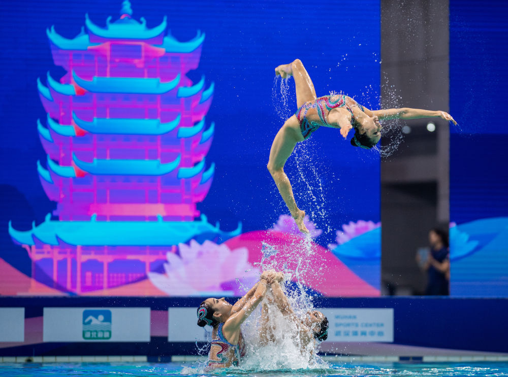 花样游泳全国冠军赛：北京体彩队获集体技术自选冠军