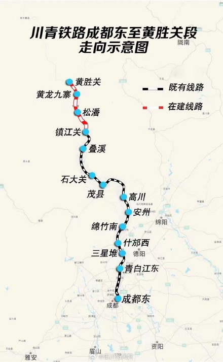 德胜隧道顺利贯通！川青铁路成黄段预计今年全线通车