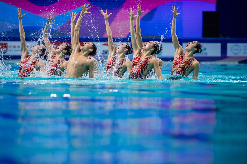 全国花样游泳冠军赛:北京队首日添两金 全国花样游泳冠军赛:北京队首日添两金
