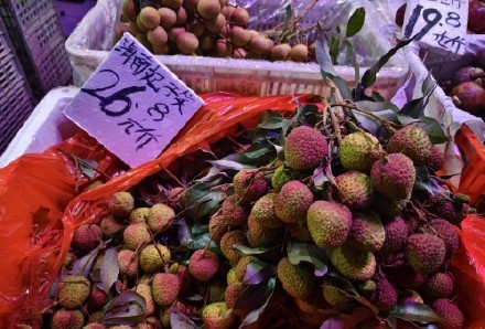 多个品种荔枝遭遇小小年，上市荔枝部分店卖30元一斤
