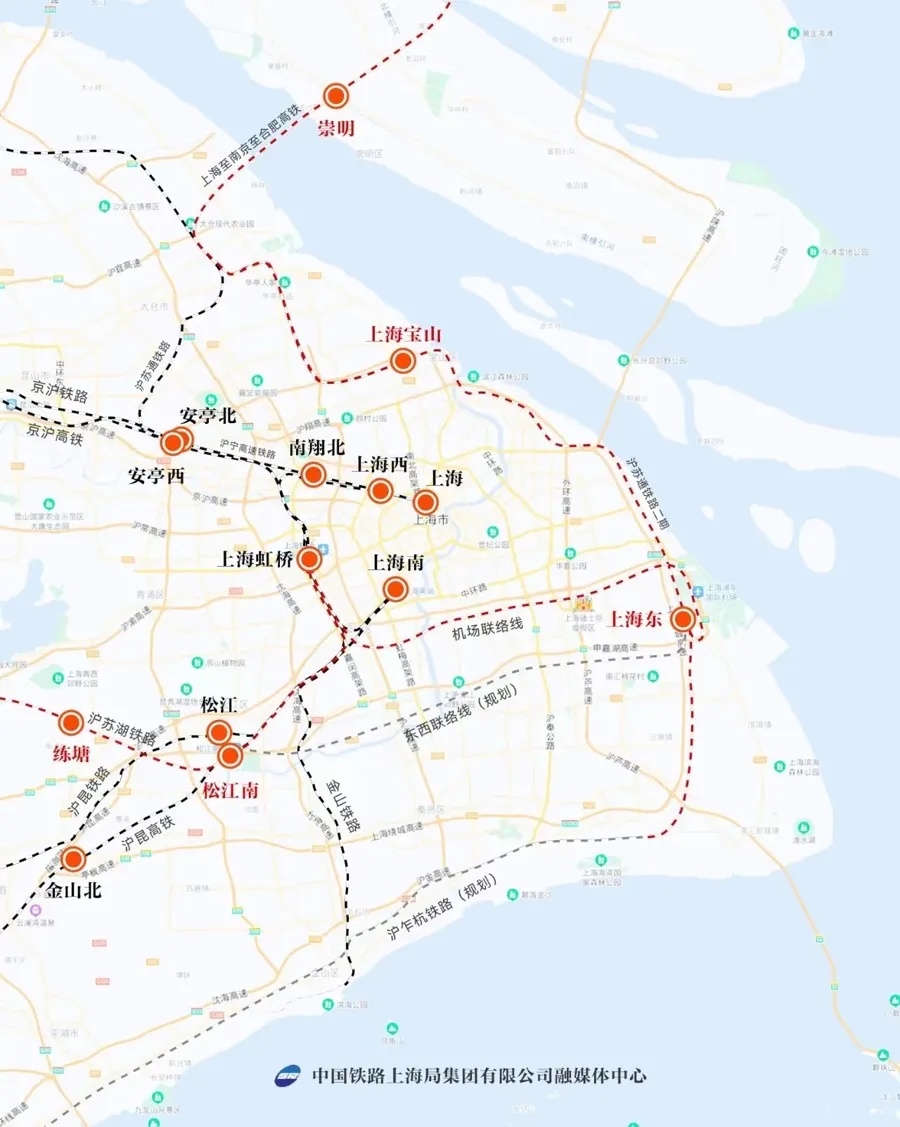 定了！高铁崇明站今年开工，最新效果图公布→