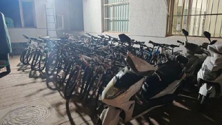 男子自称钟情“两轮”车，4个月盗窃43辆放自家院子“欣赏”