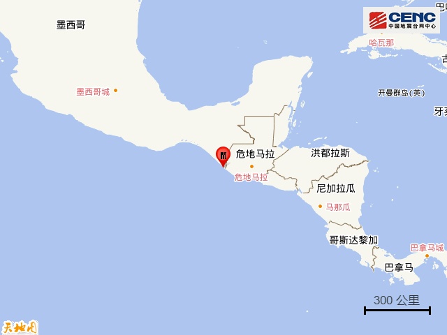 墨西哥沿岸近海发生6.4级地震