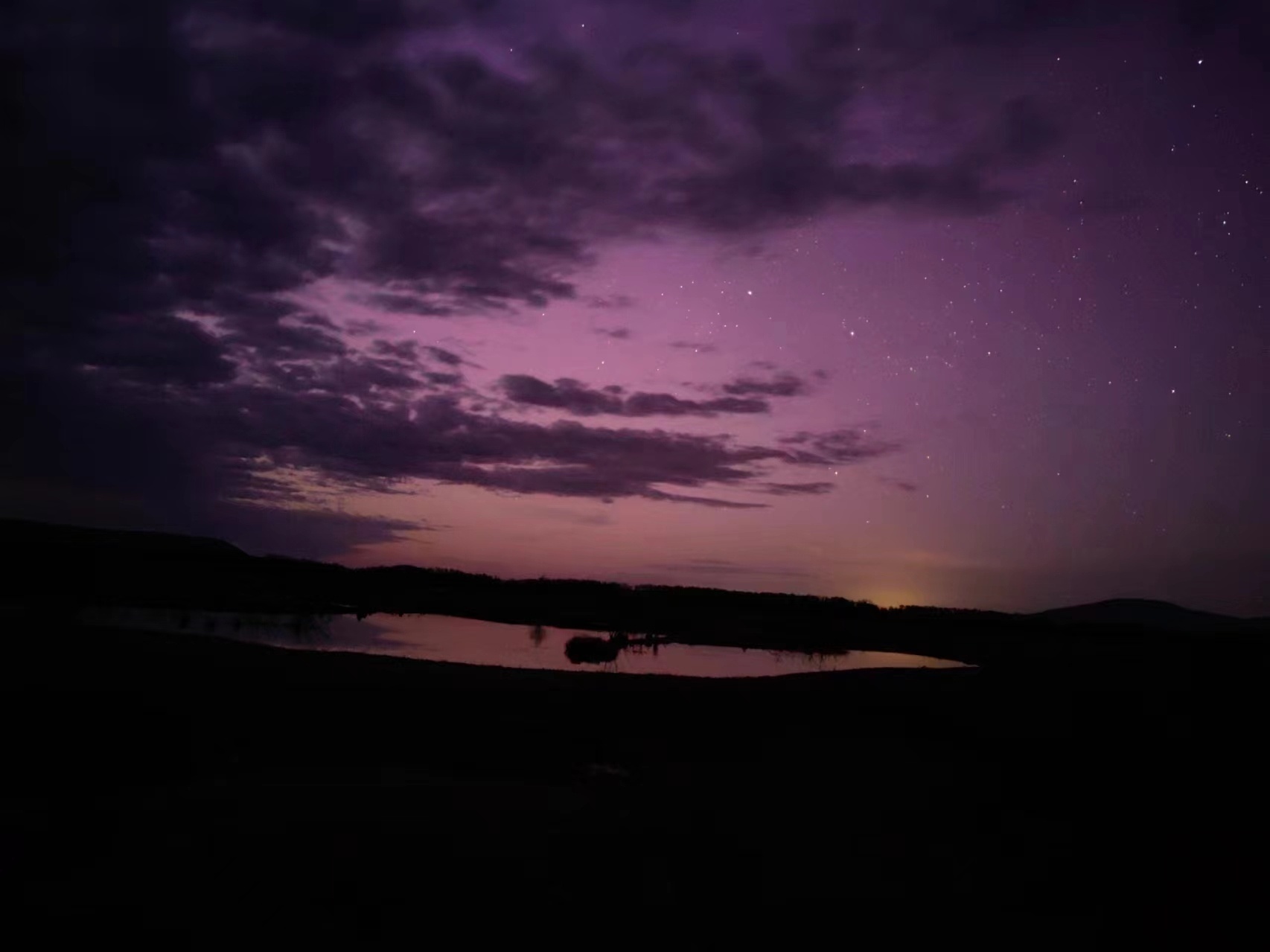 极光再次“光临”内蒙古根河