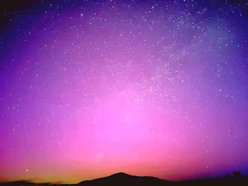 极光再次“光临”内蒙古根河