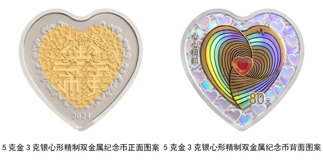 连纪念币都是“爱你”的形状！