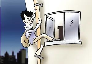 步行到60楼，“闯关”还是失败了