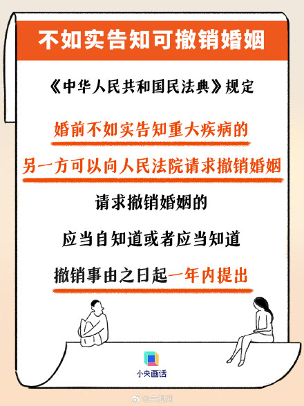 婚前得了哪些病必须提前说？