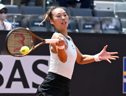WTA1000罗马站:郑钦文晋级八强 WTA1000罗马站:郑钦文晋级八强