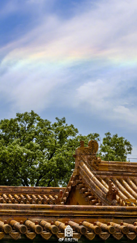 北京今天又是七彩祥云又是火烧云