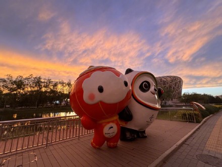 北京晚霞火烧云太美了