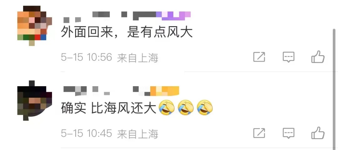 风太大，上海发布大风蓝色预警！网友：吃多点扛风